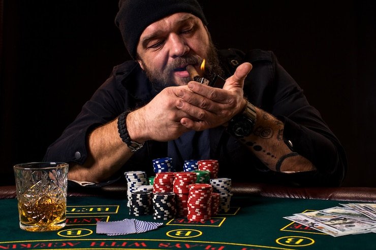 Live casino dealer and gaming table environment